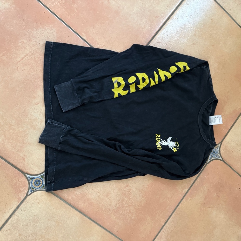 Ripndip Black and Yellow Long Sleeve Tee